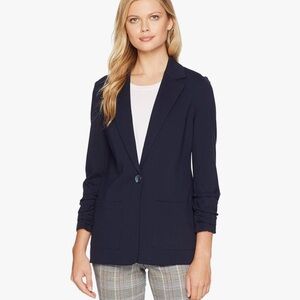 Vince Camuto Navy Single-Button Blazer